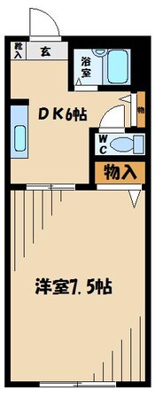 サニーハイムの物件間取画像